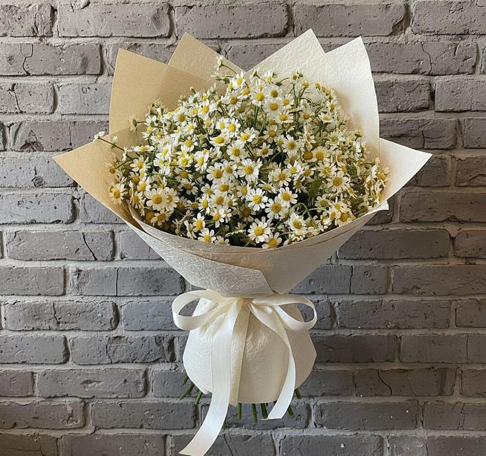 Букет цветов из: Ромашки в Покровский городок