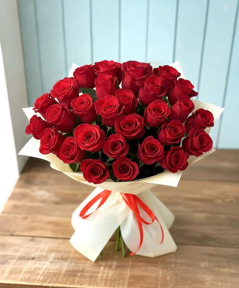 Букет 29 Красных роз в Покровский городок