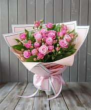 Букет Розовый кустик #REPLACE_PRED# Покровский городок