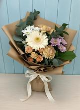 Букет цветов из:  Герберы и Хризантемы в Покровский городок