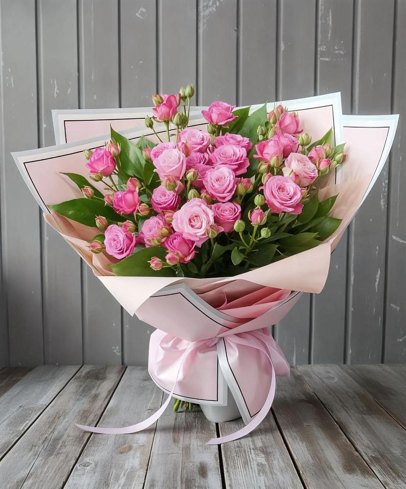 Букет Розовый кустик в Покровский городок