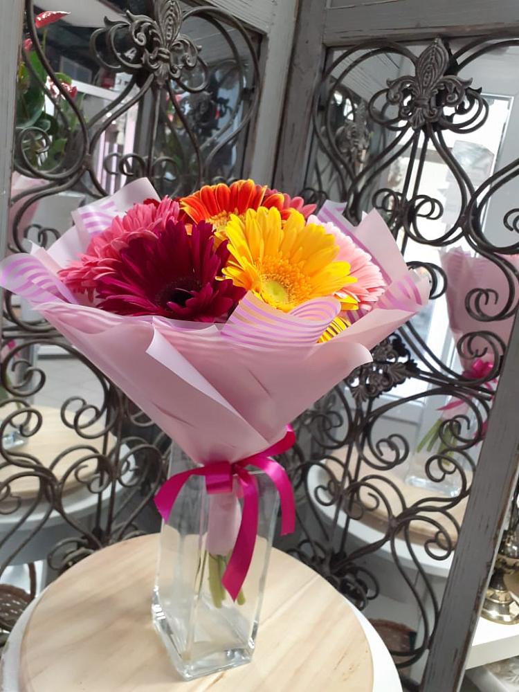 Букет цветов из: Герберы в Покровский городок