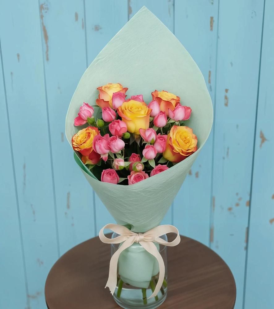 Букет цветов из: Розы в Покровский городок