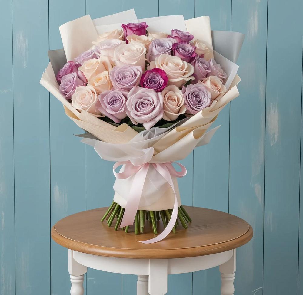 Букет цветов из: Розы в Покровский городок