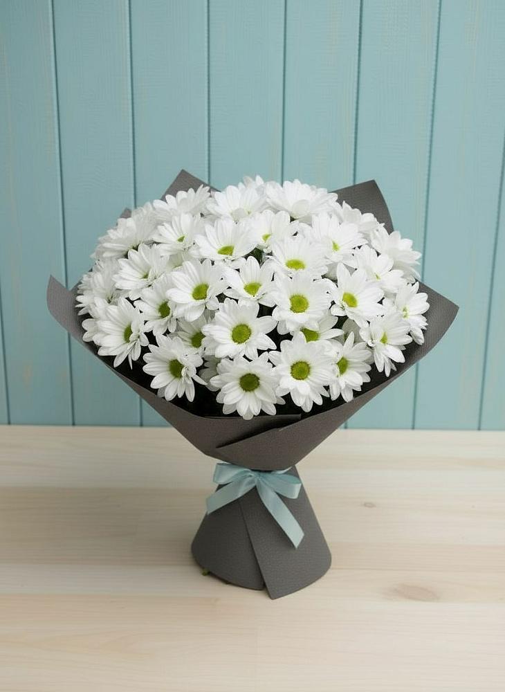 Букет цветов из: Хризантемы в Покровский городок