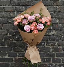 Букет цветов из:  Розы в Покровский городок