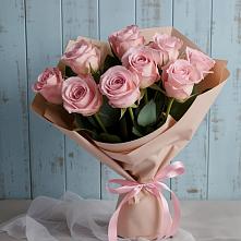 Букет цветов из:  Розы в Покровский городок