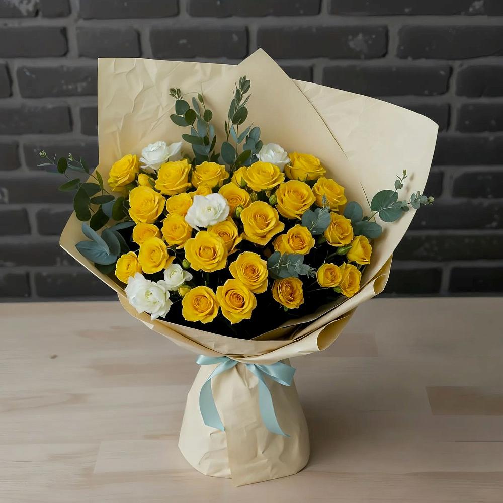 Букет цветов из: Розы в Покровский городок