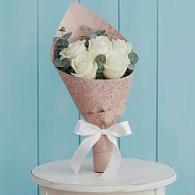 Букет цветов из:  Розы в Покровский городок
