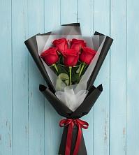 Букет цветов из:  Розы в Покровский городок