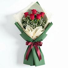 Букет цветов из:  Розы в Покровский городок